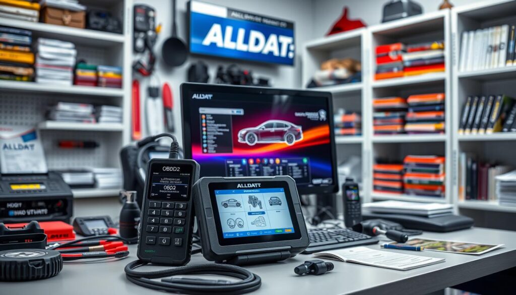 Unlock expert diagnostics with an OBD2 scanner integrated with ALLDATA—your ultimate tool for precise vehicle troubleshooting.